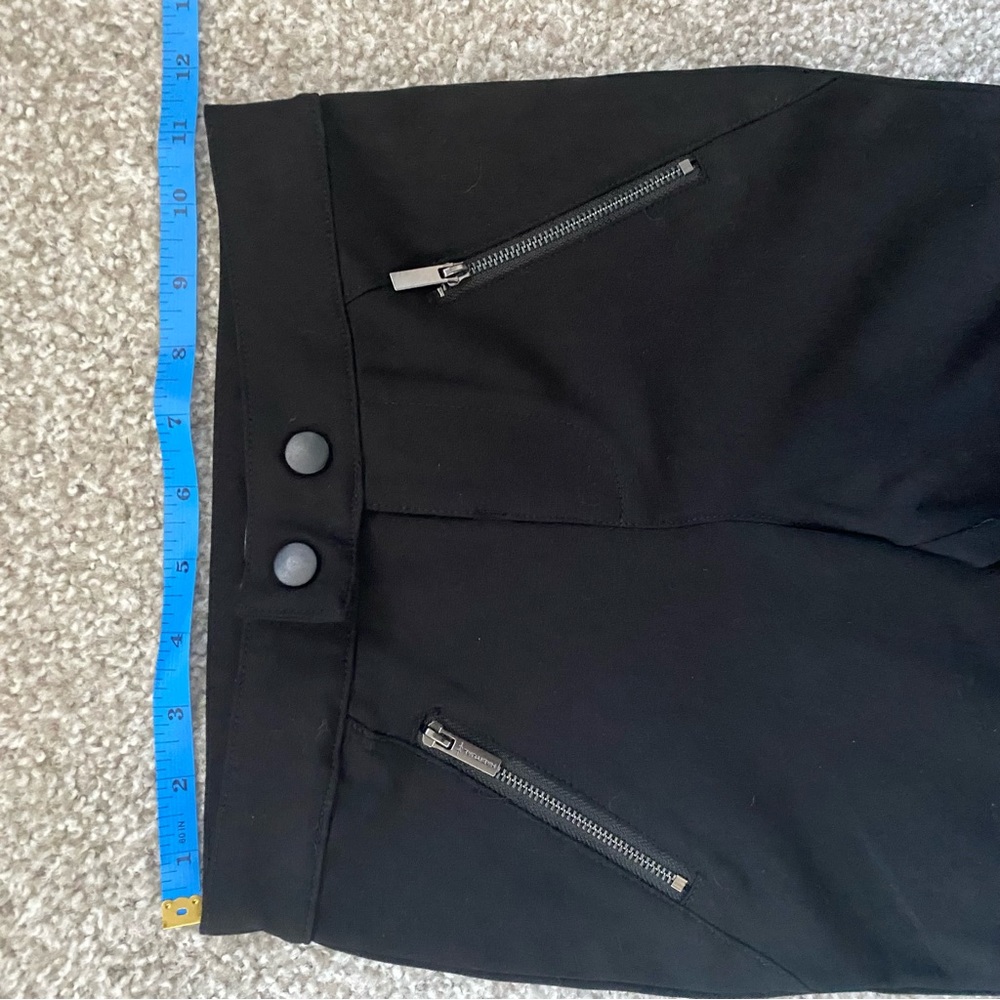 HABITUAL Black Stretch Skinny Carson Ponte Pants SIZE 7-8 - Picture 10 of 11